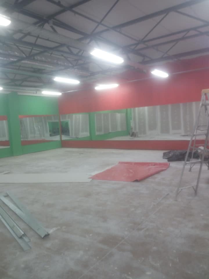 Gym interior repaint