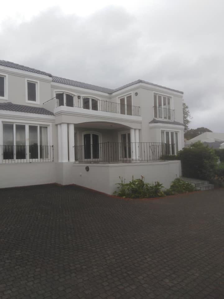 Freshly painted house exterior